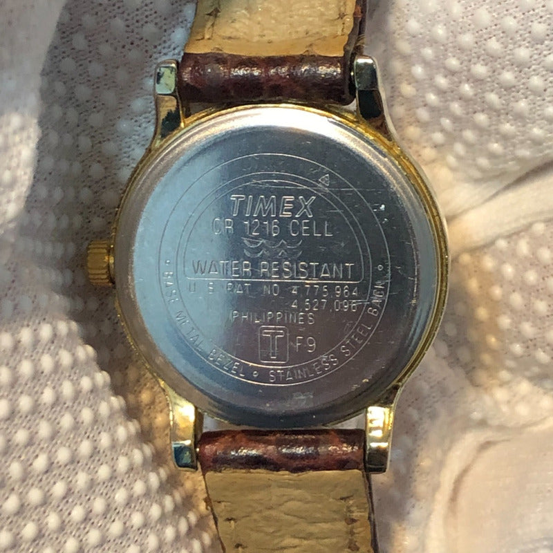 Reloj Timex Easy Reader Mujer Vintage 1998 Dial Crema