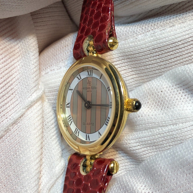 Reloj Jacques Edho Paris Años 80s Vintage Chapado Oro18k
