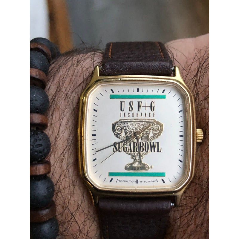 Reloj Hamilton Vintage 8452 Sugar Bowl Hombre Año 1995