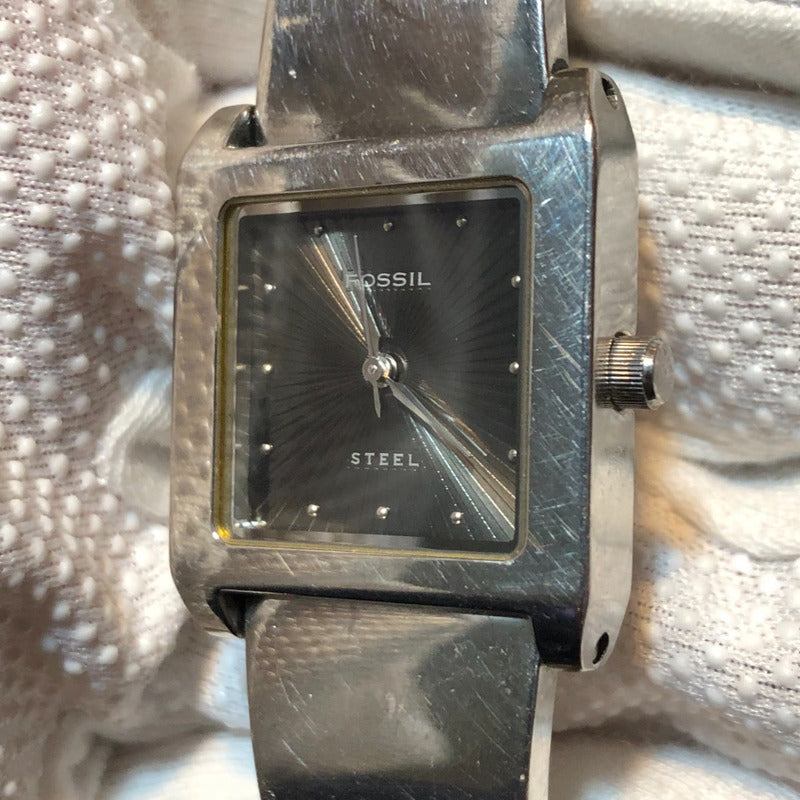 Reloj Fossil Mujer Vintage 1999 Cuadrado Pulsera Original