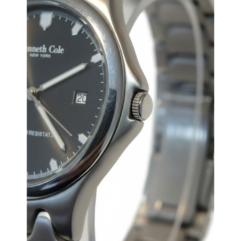Reloj Kenneth Cole Hombre 1998 Sunburst Pulsera Ondulada