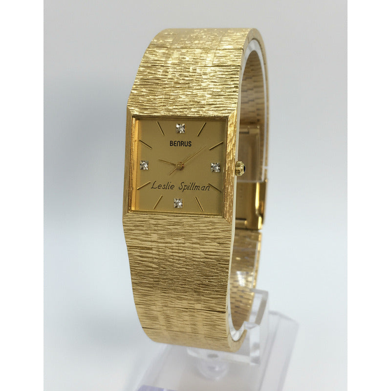 Reloj Benrus Mujer Fines Años 70´s Dorado Brazalete Original