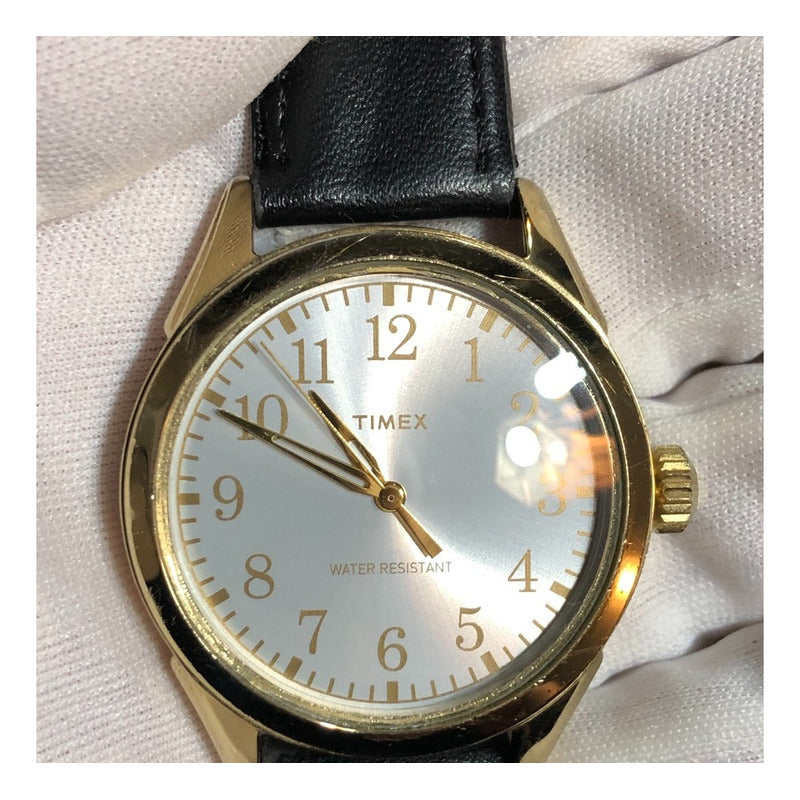 Reloj Timex Easy Reader Vintage Años 2000 Dorado 42mm