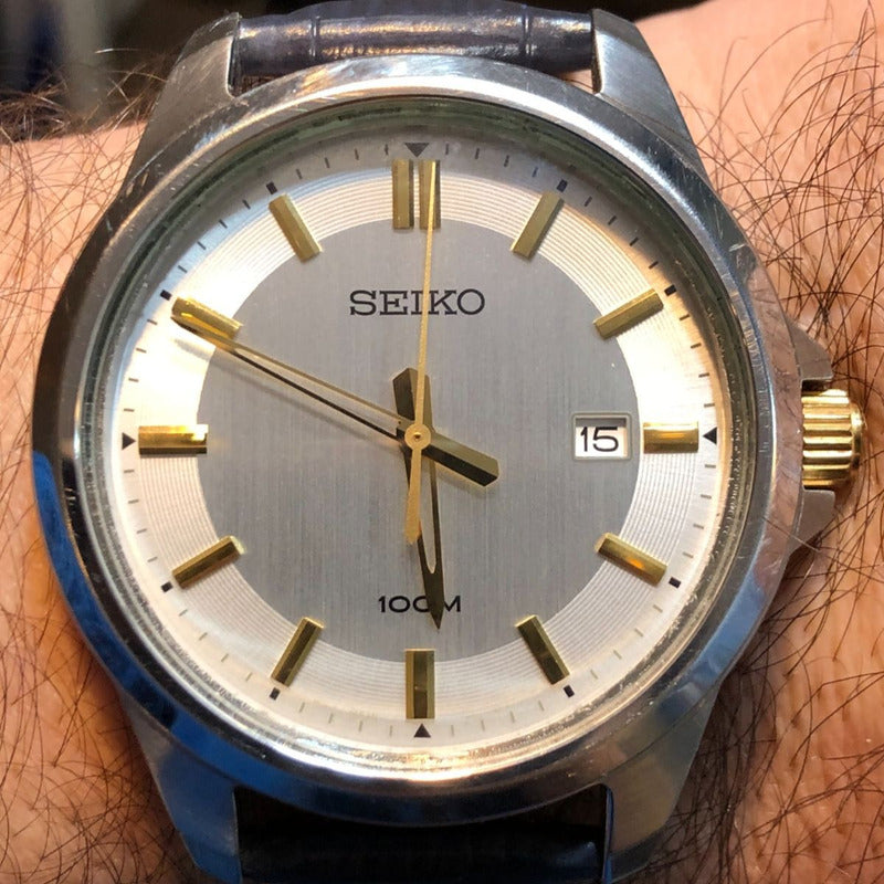 Reloj Seiko Caja Xl 44mm Hombre Año 2007 Imponente Único.