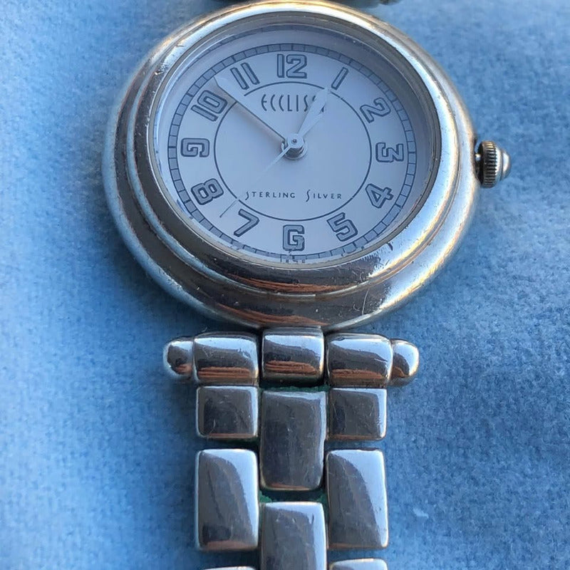 Reloj De Plata Esterlina Ecclissi Mujer