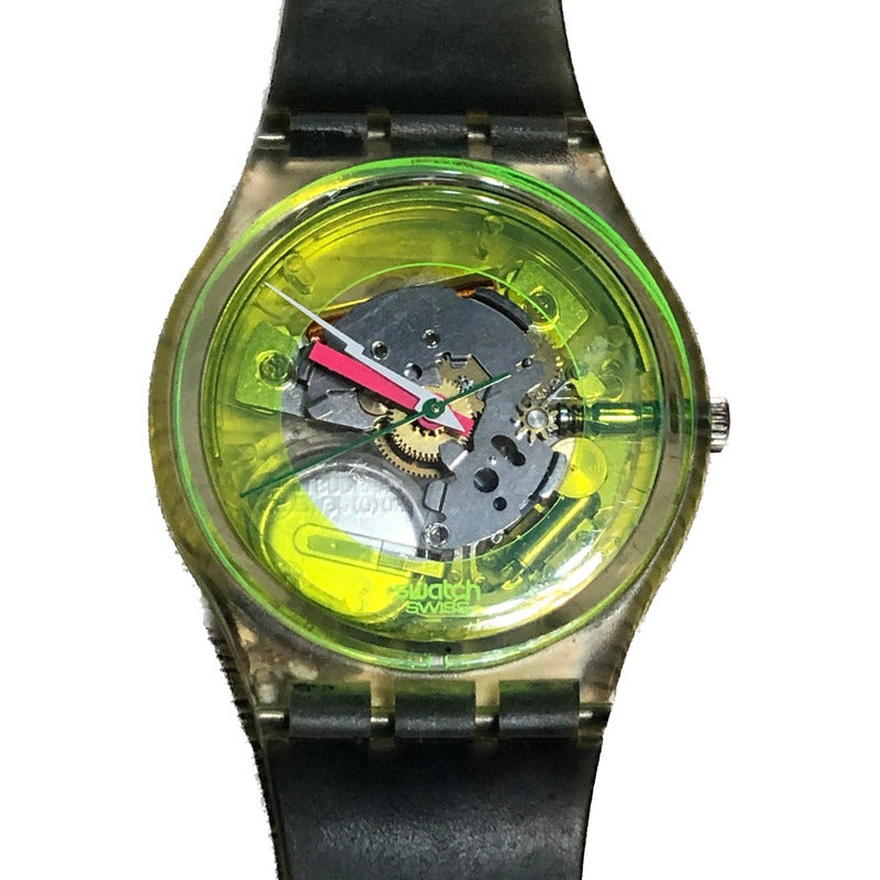 Swatch Techno Sphere Gk101 (1985) Único Verde Techno-jelly