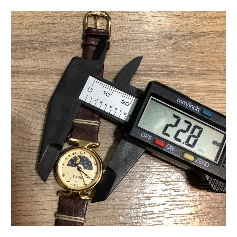 Reloj Fossil Mujer Moon Phase 90´s Vintage Luna Escaso