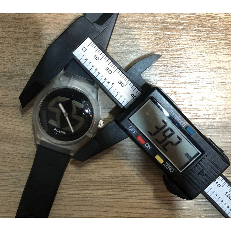 Reloj Fossil Bigtic Hombre Escasísimo Translúcido Año 2003