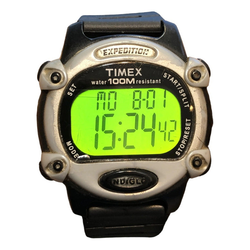 Reloj Timex Expedition Digital Hombre Indiglo Fines 90´s – Don Crono