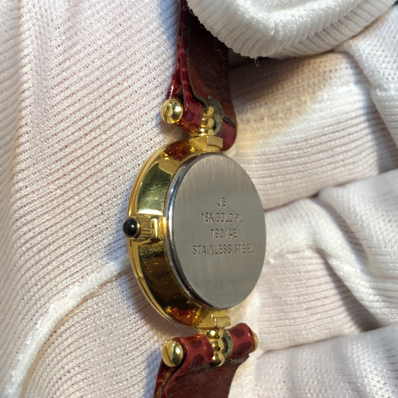 Reloj Jacques Edho Paris Años 80s Vintage Chapado Oro18k