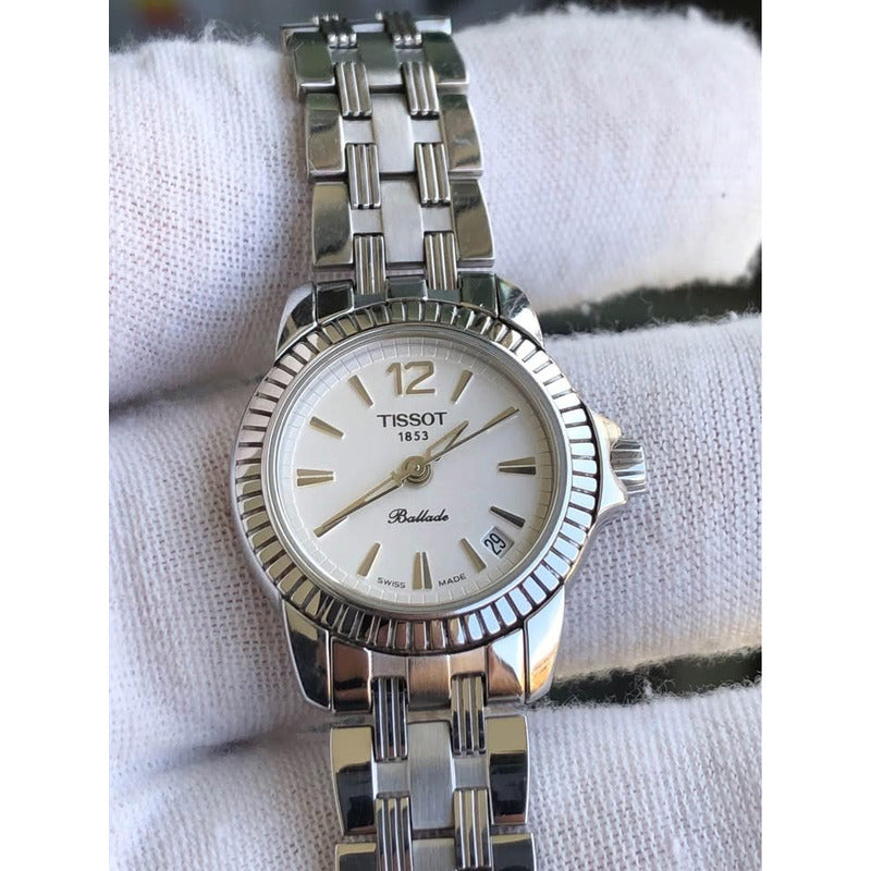 Reloj Tissot Mujer Ballade Cristal Zafiro Correa Original