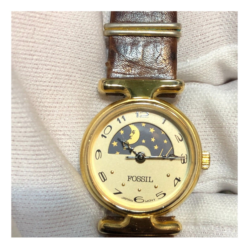 Reloj Fossil Mujer Moon Phase 90´s Vintage Luna Escaso