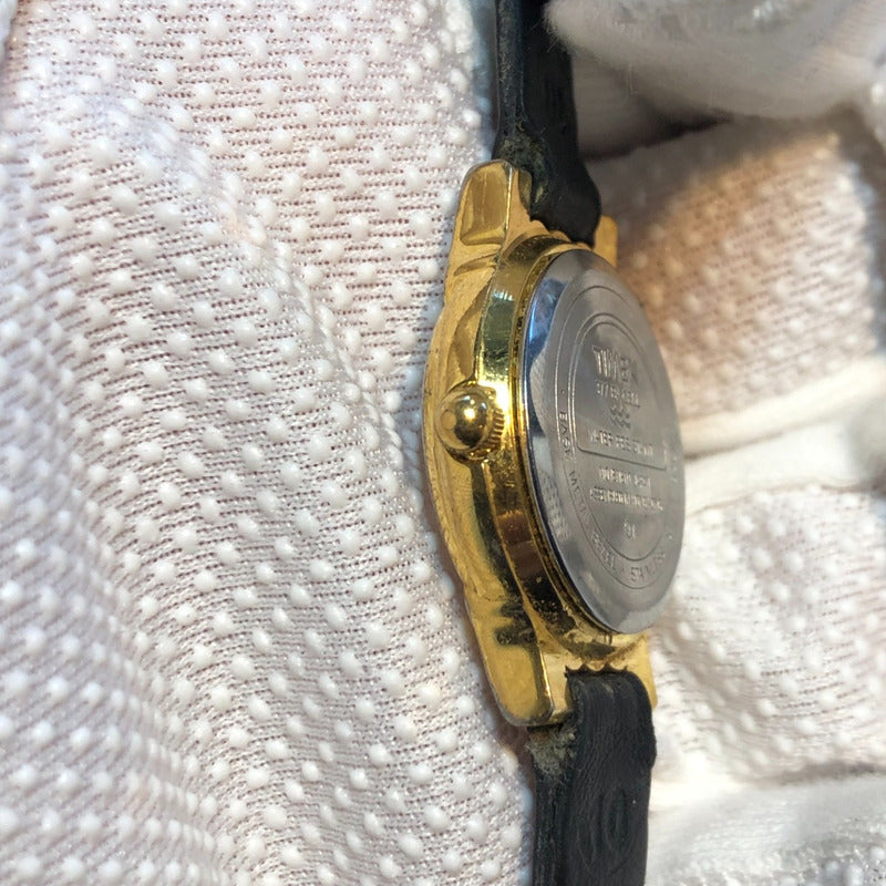 Reloj Timex Mujer Vintage Año 1991 Dial Blanco Waffle