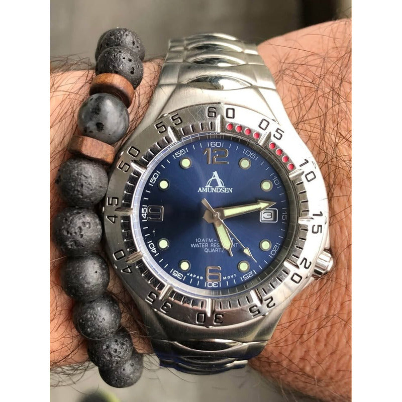 Reloj Amundsen Tipo Buceo Movimiento Japonés Hombre