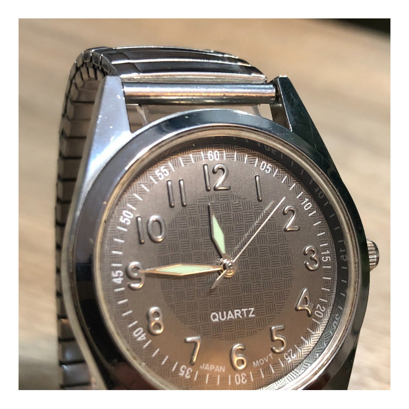 Reloj Advance Vintage Fines 90´s Patrón Cuadriculado Hombre