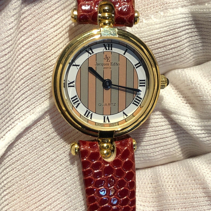Reloj Jacques Edho Paris Años 80s Vintage Chapado Oro18k