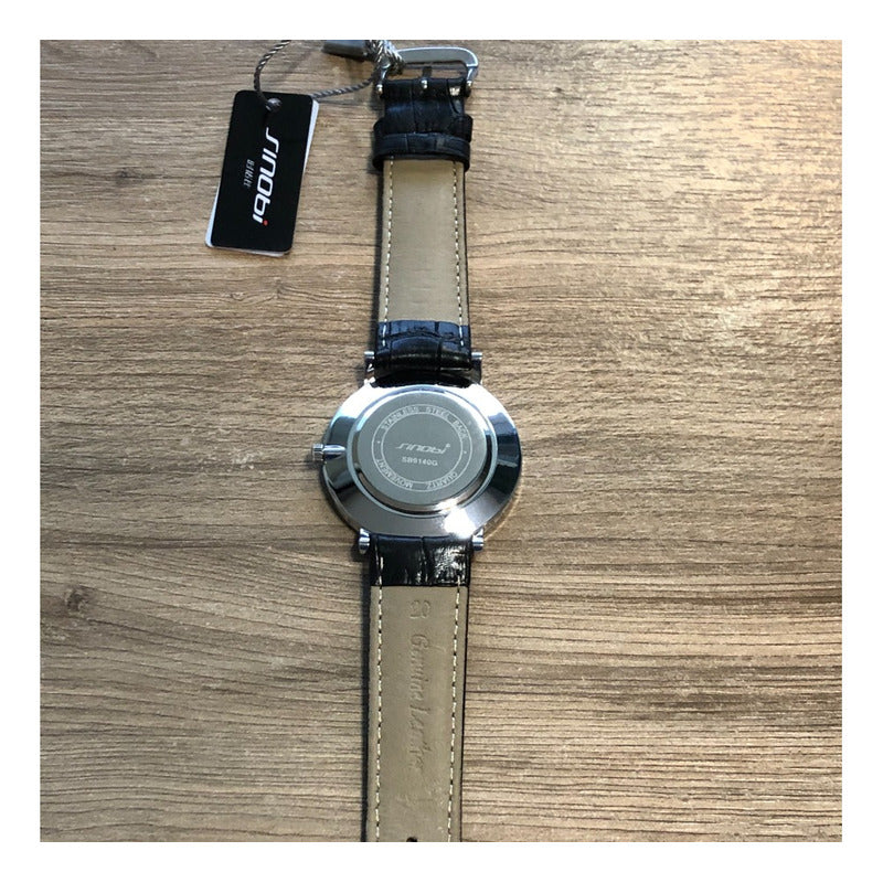 Reloj Sinobi Nuevo Hombre Sin Segundero Pila Nueva 44mm