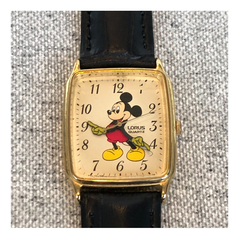 Reloj Lorus By Seiko Vintage Mickey Mouse Unisex Muy Escaso