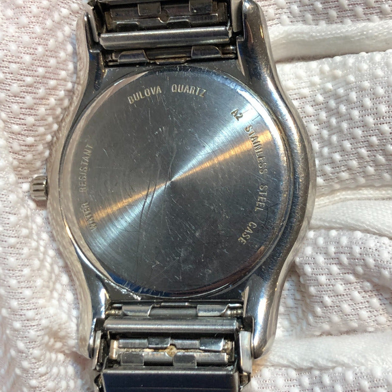 Reloj Bulova Hombre 2002 Correa Expandible Funciona Perfecto