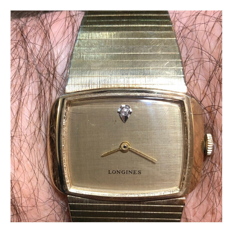Reloj Longines Mecánico Años 70´s Chapado En Oro 14k Hombre