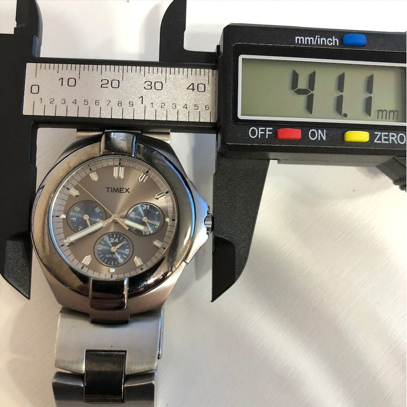 Reloj Timex Multifunción Tres Subesferas 2000s Hombre Único
