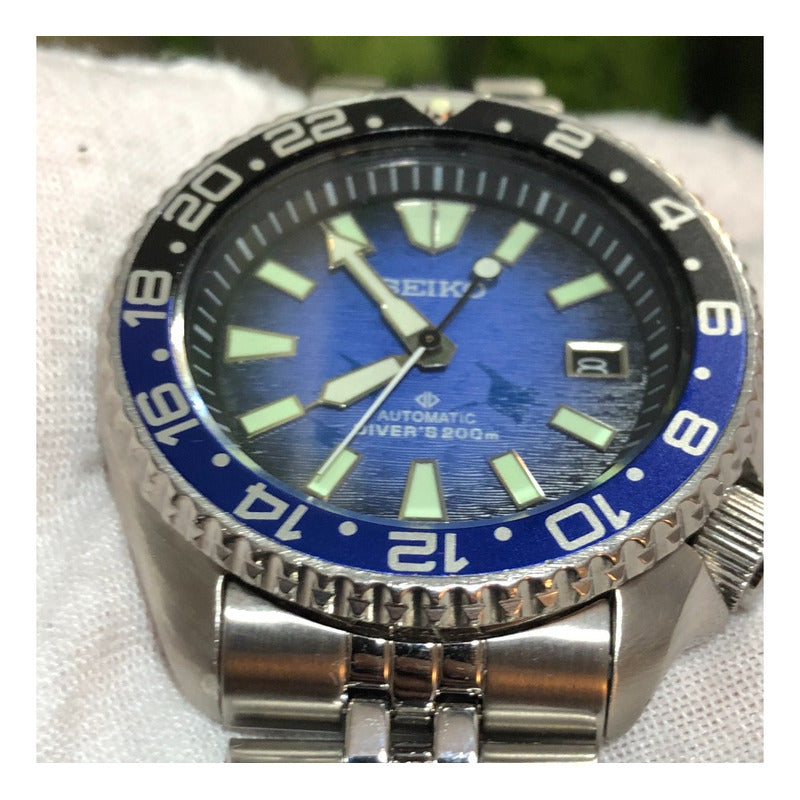 Reloj Seiko Divers 7002-700a Samurai Savetheocean Automático