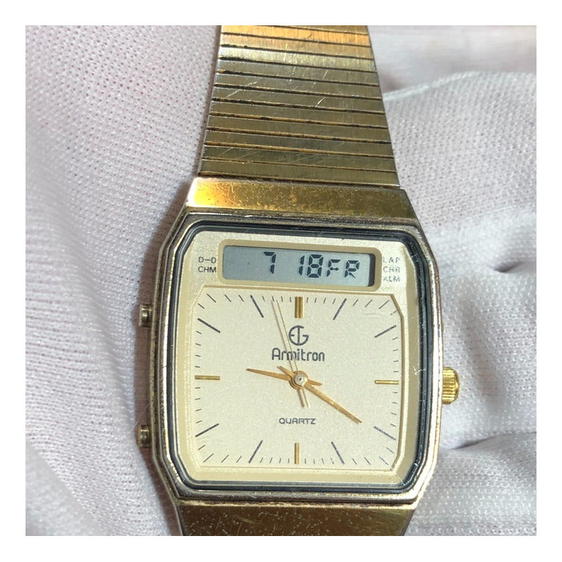 Reloj Armitron Quartz Vintage 80s Análogico/digital Hombre