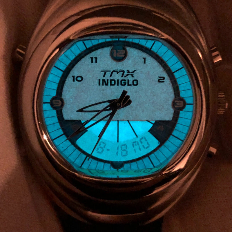 Reloj Timex Tmx Indiglo 2008 De Culto Híbrido Experimental