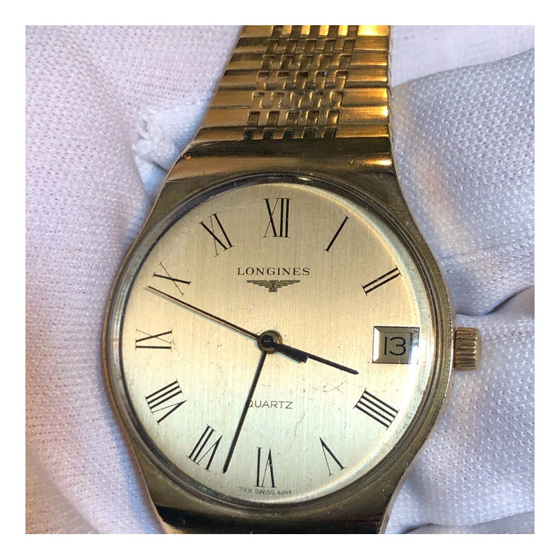 Reloj Longines Quartz Hombre Inicio 80´s Máquina Suiza 35mm