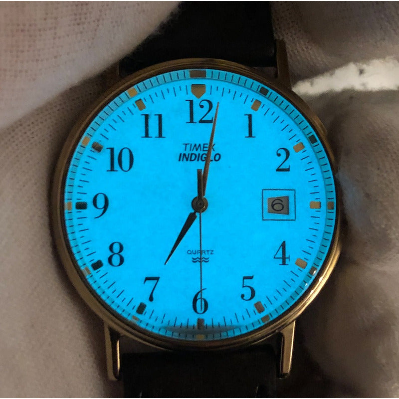 Timex Indiglo 1993 Primeros Relojes Dial Iluminado Raro