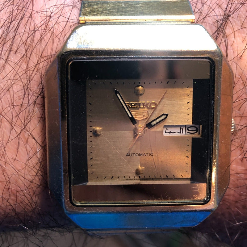 Reloj Seiko Hombre Año 1985 Automático 6309 Árabe Inglés