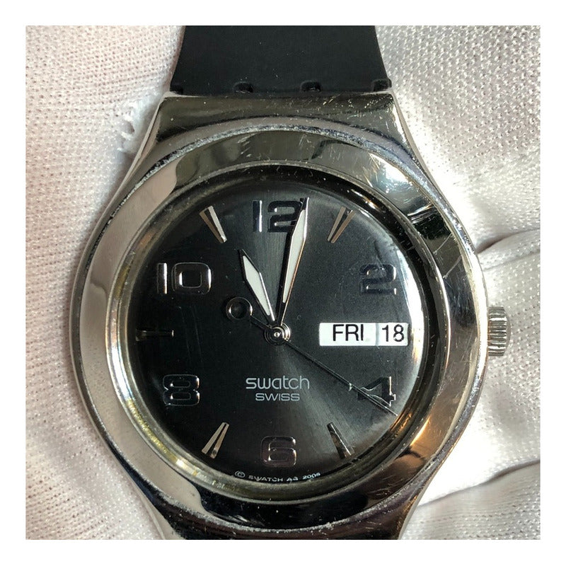Reloj Swatch Irony Acero Años 2000 Escaso Máquina Eta