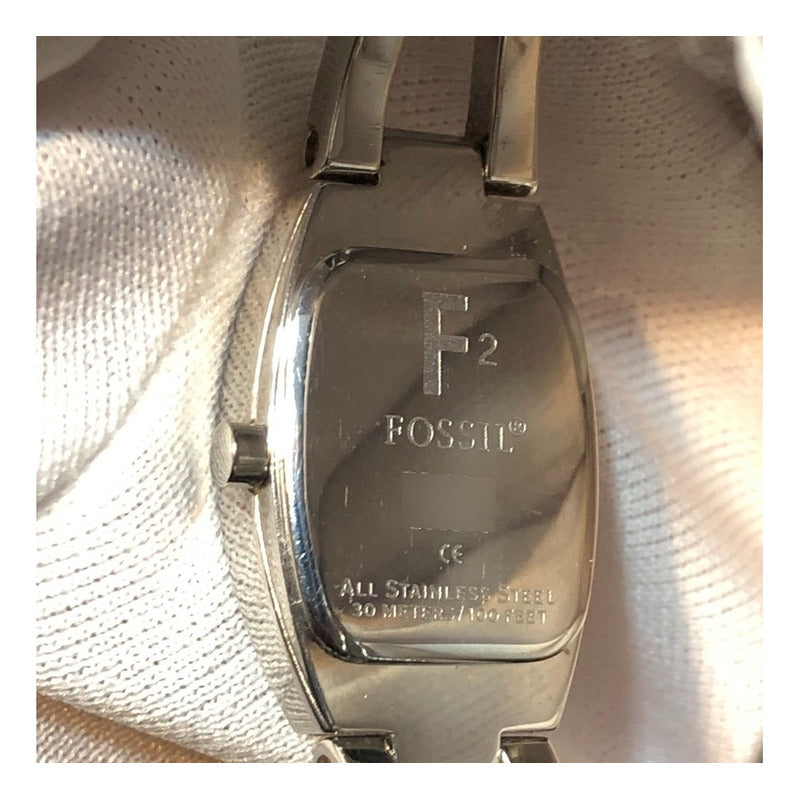 Reloj Fossil F2 Mujer Fines De Los 90´s Escaso Caja Tonneau