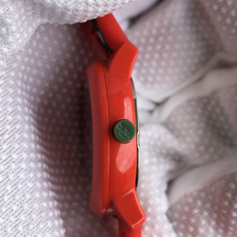 Reloj Lacoste Pixelcroc Niños 2021 Rojo Original Con Caja