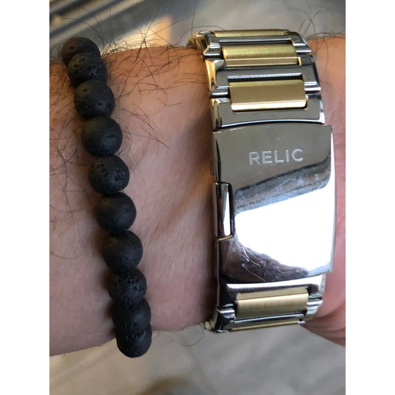 Reloj Relic Vintage Chronograph Hombre Como Nuevo