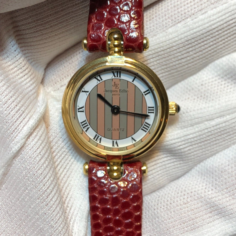 Reloj Jacques Edho Paris Años 80s Vintage Chapado Oro18k