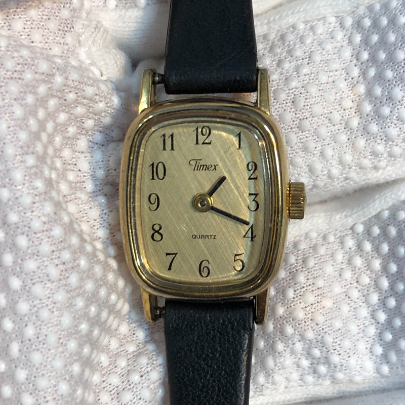 Reloj Timex Mujer Vintage Año 1988 Caja Rectangular Compacto
