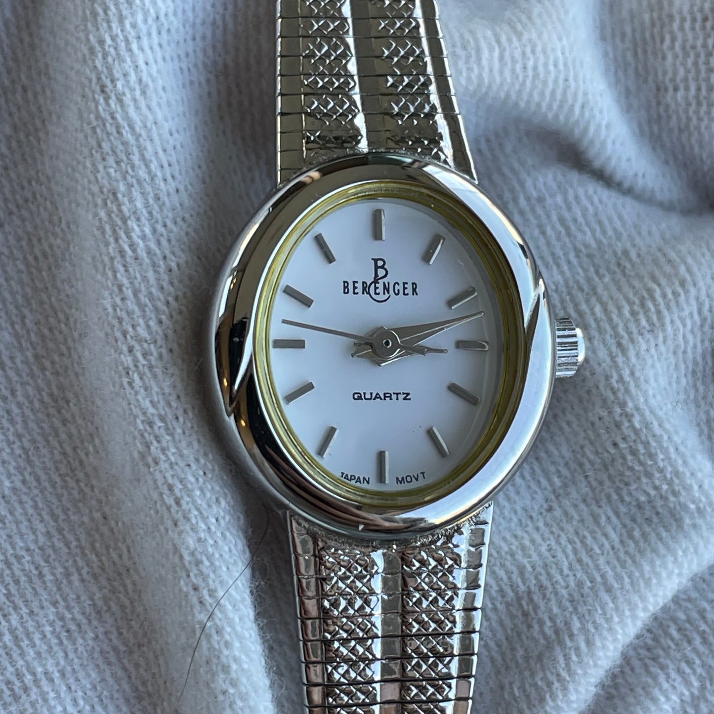 Reloj Joya Berenger Mujer Quartz Ovalado Años 2000