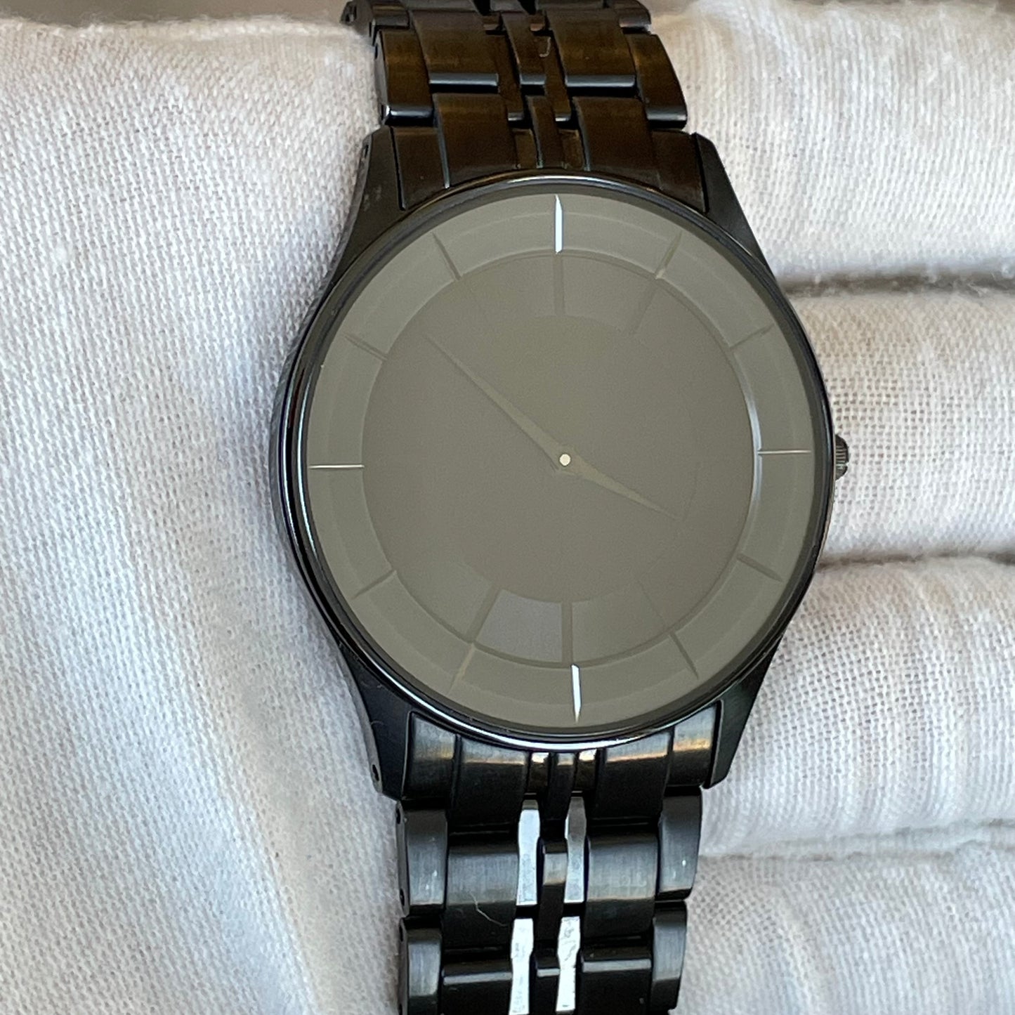 Reloj Citizen Stiletto Hombre 2010 Eco-Drive SOLAR Zafiro Blackout NOS