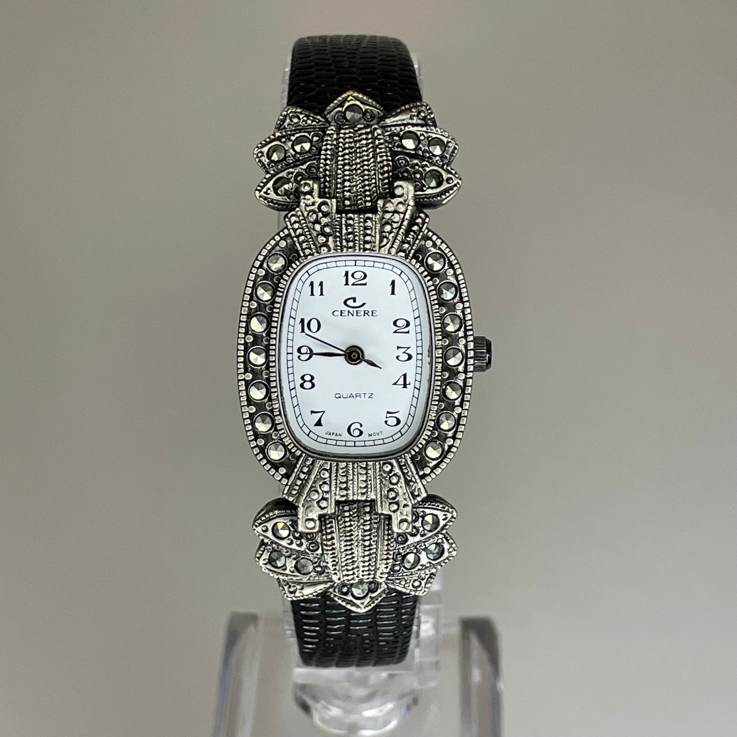 Reloj Joya Cenere 613 Nuevo / New Old Stock Estilo Art Déco Año 1994 Marcasita
