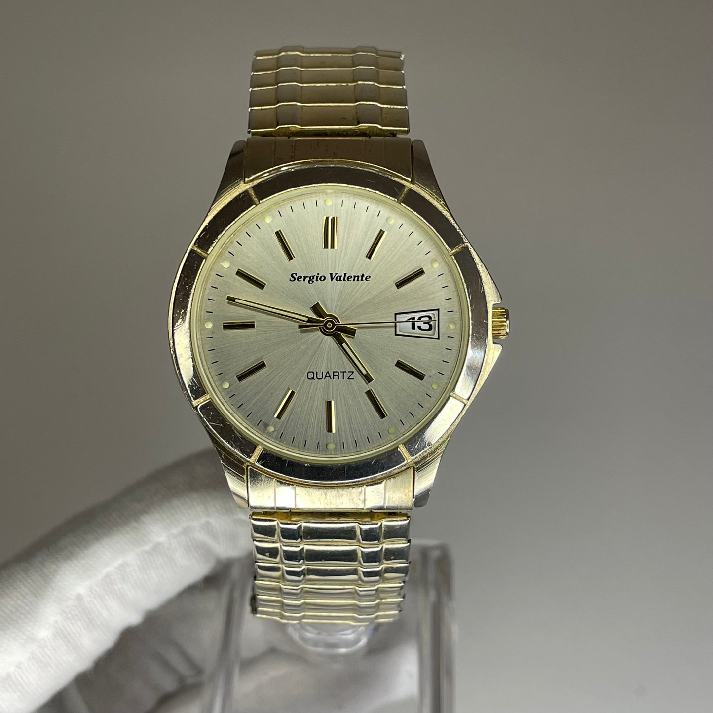 Reloj de hombre Sergio Valente Máquina ISA Suiza Elab. a fines de los 80s Impecable