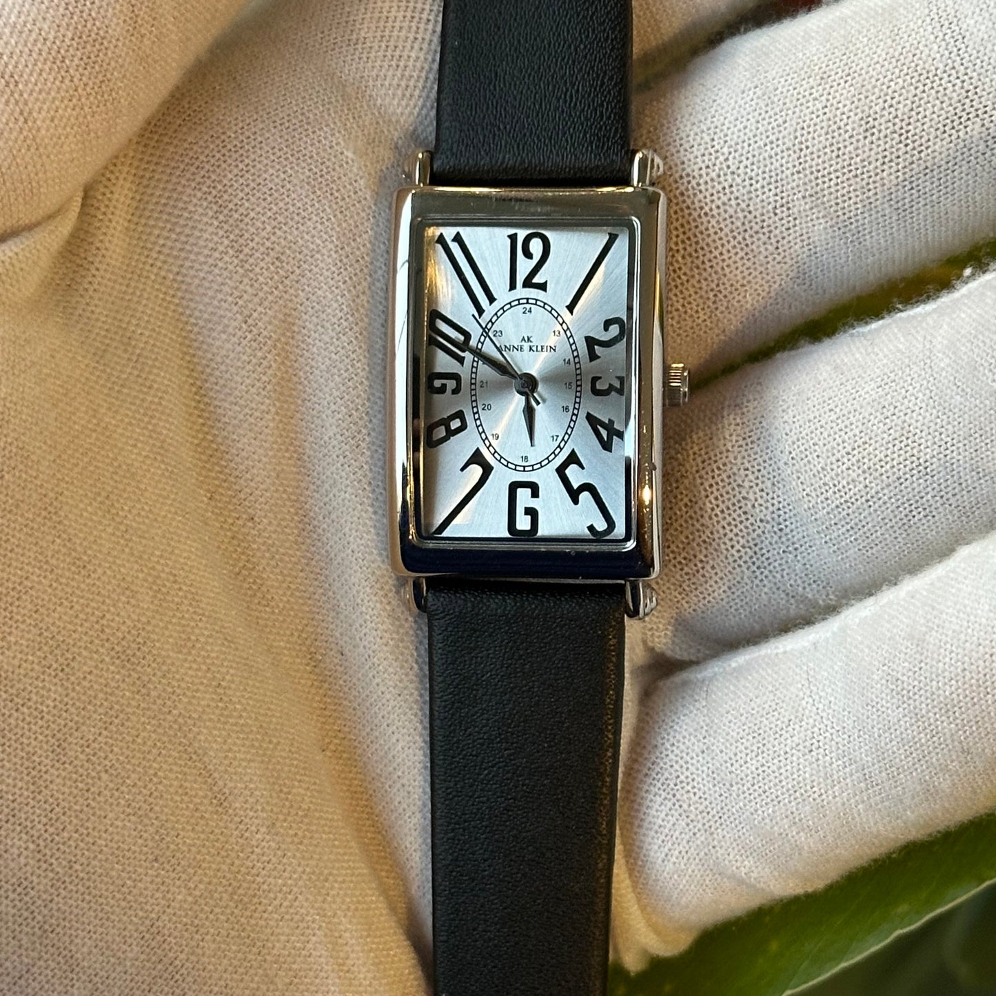 Reloj Anne Klein Mujer Rectangular Vintage 90s Japón