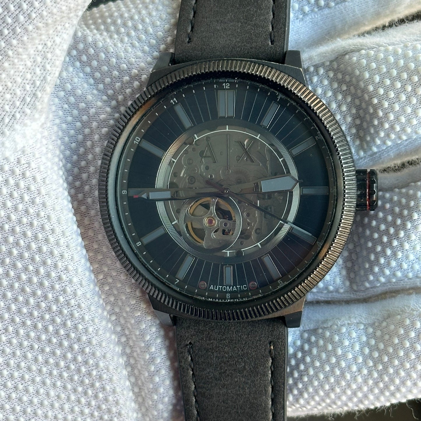 Reloj Armani Exchange AX1416 Hombre Automático Skeleton 2010s DESCONTINUADO