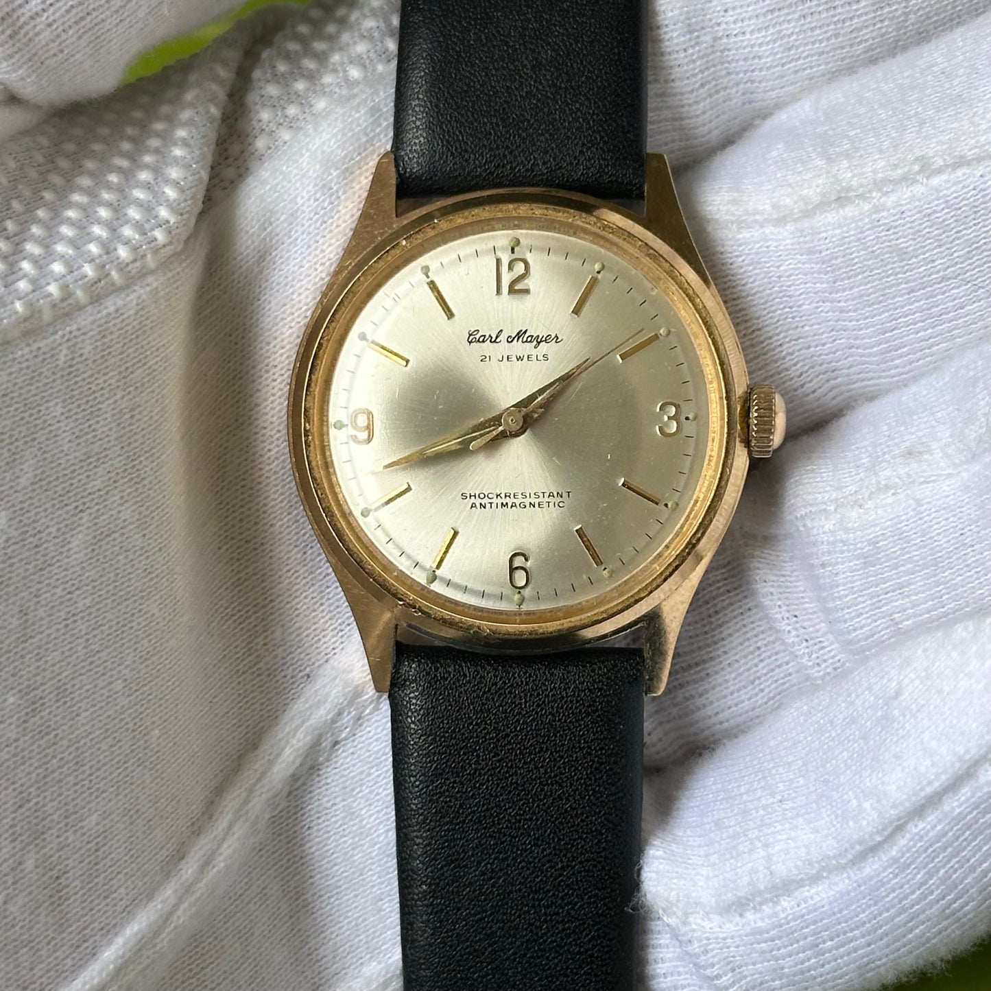 Reloj Carl Mayer 21 Jewels Hombre Año 1964 Mecánico ESCASO