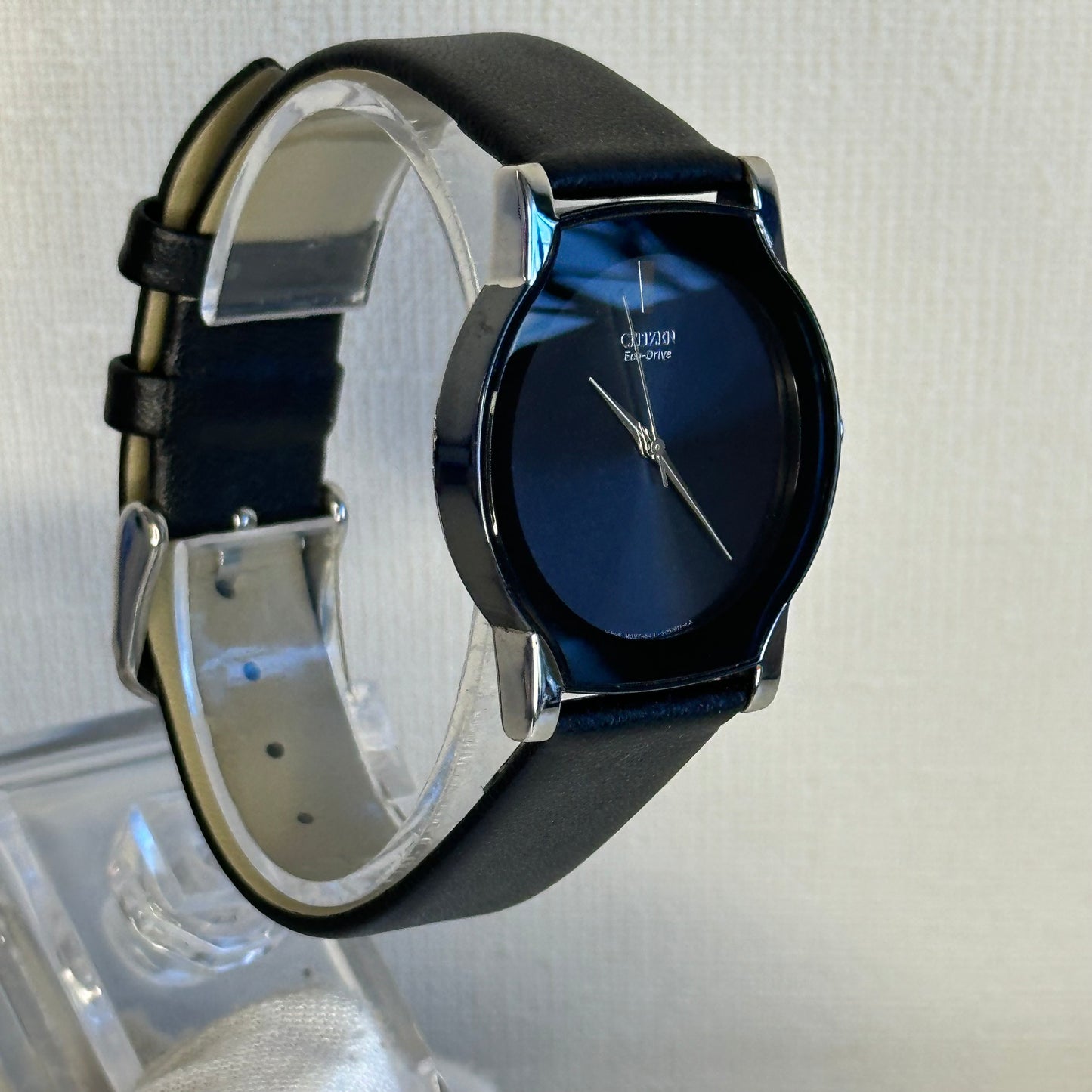 Reloj Citizen Eco-Drive G431 Dic. 2005 Minimalismo Japonés Negro SOLAR ÚNICO