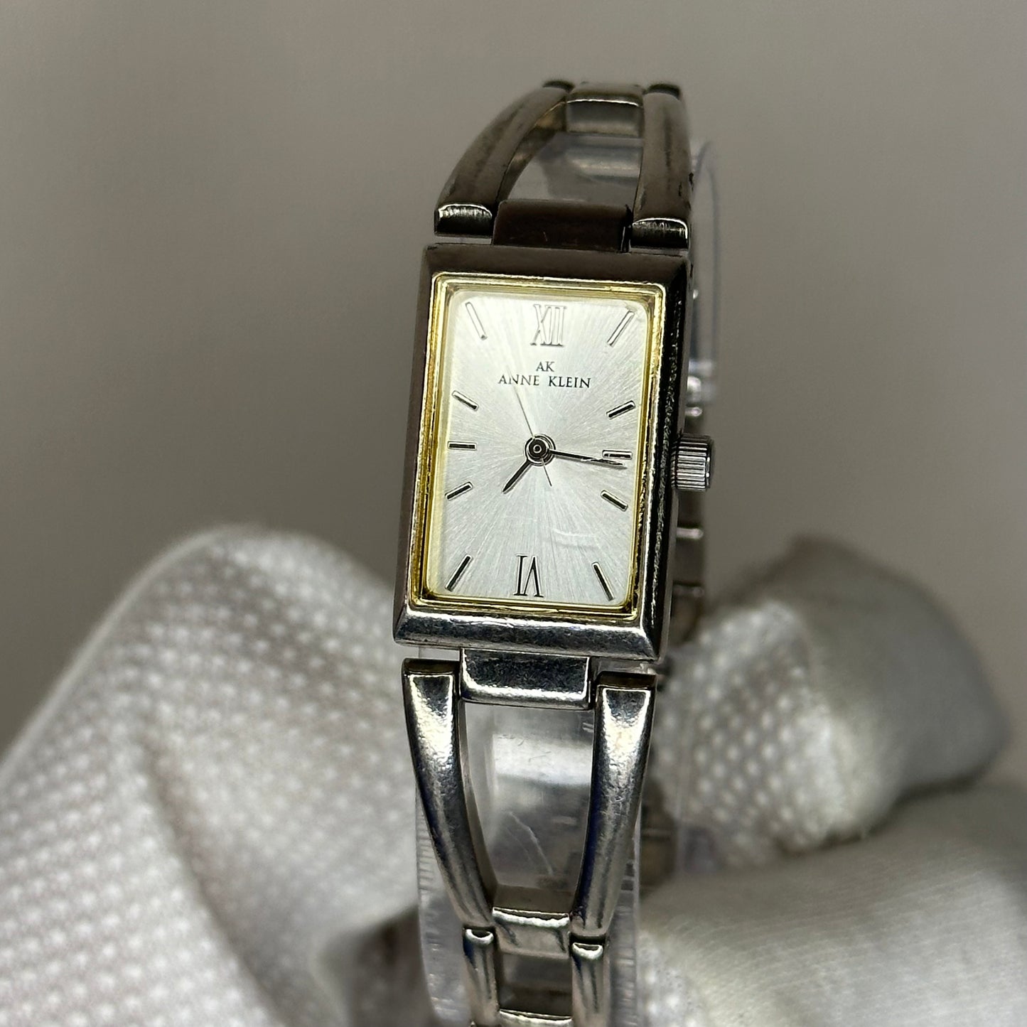 Reloj Anne Klein AK 10/5458-9 Rectangular Bicolor Swiss Parts 2001