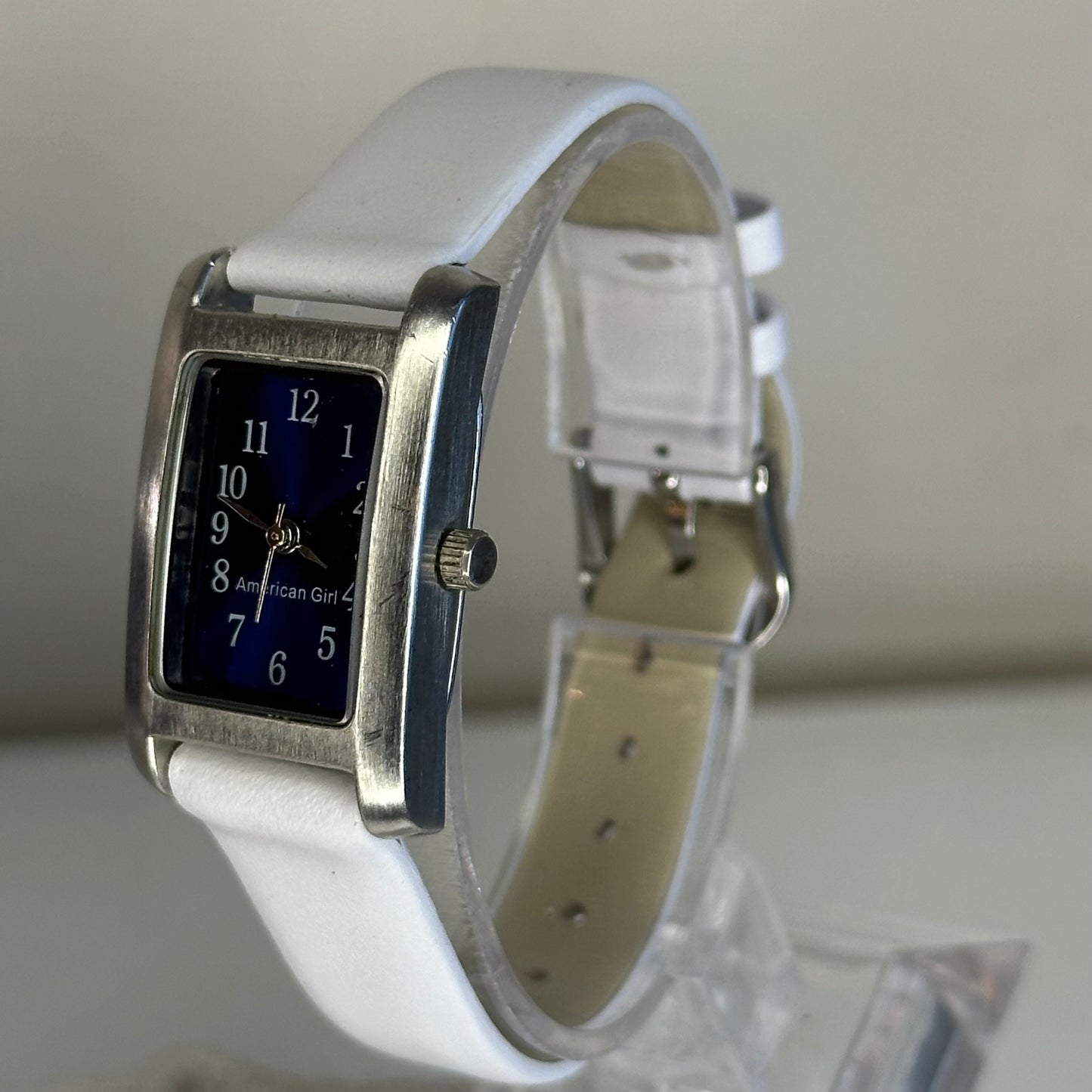 Reloj American Girl Electric Blue Rectangular 2007 | Mov. Japonés SII PC21S