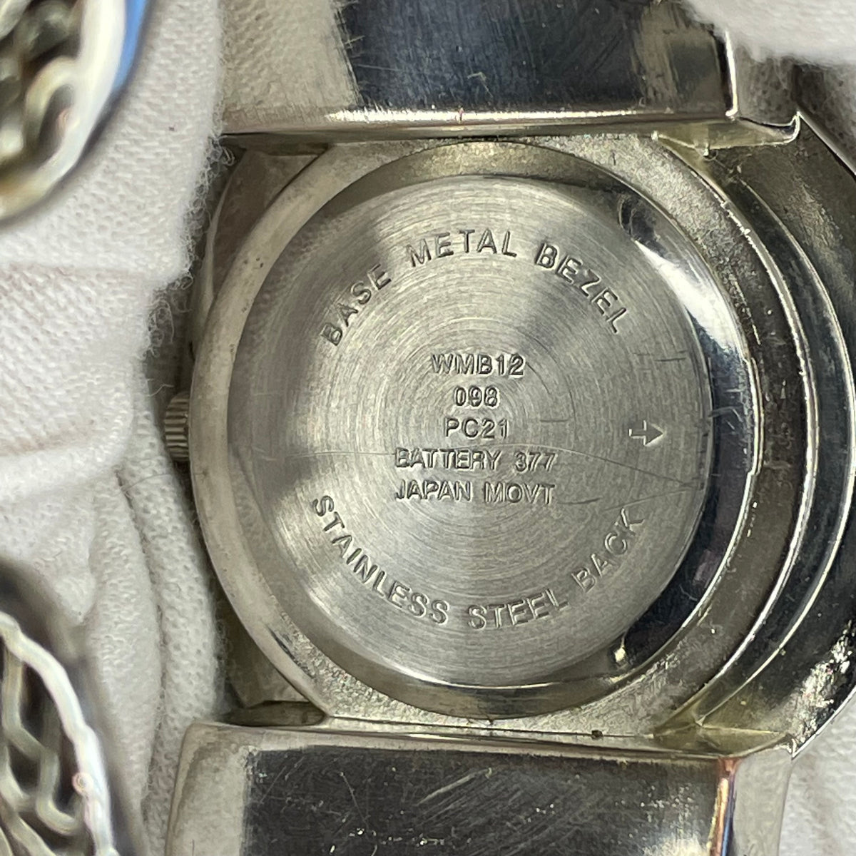 Reloj joya WMB vintage - tapa posterior
