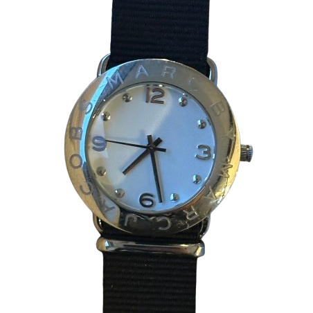 Marc by Marc Jacobs Unisex Amy MBM1136 Pulsera negra una pieza Año 2010