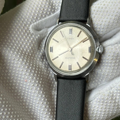 Reloj Timex Viscount Hombre Self-Wind Automático Sunburst Hecho en 1970 MUY ESCASO
